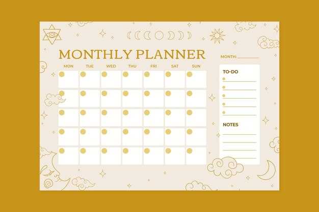 monthly calendar template cute