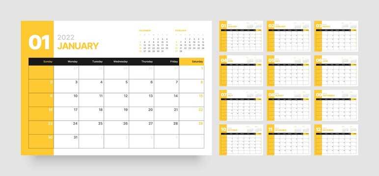 calendar photoshop template