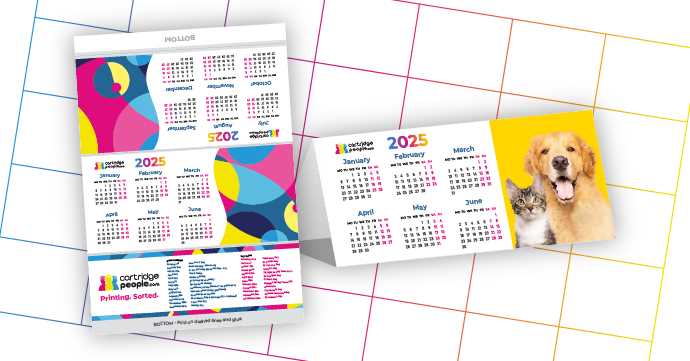 a4 calendar template 2025