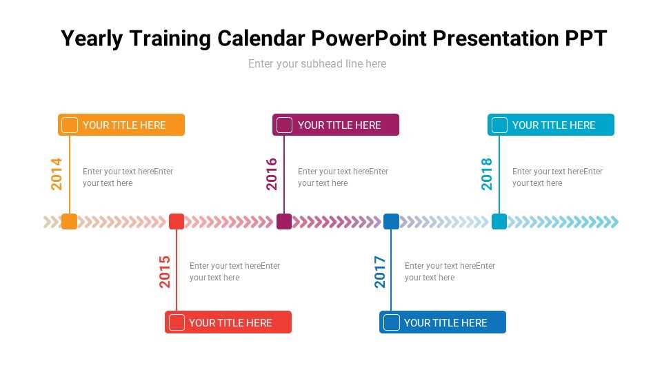 yearly training calendar template