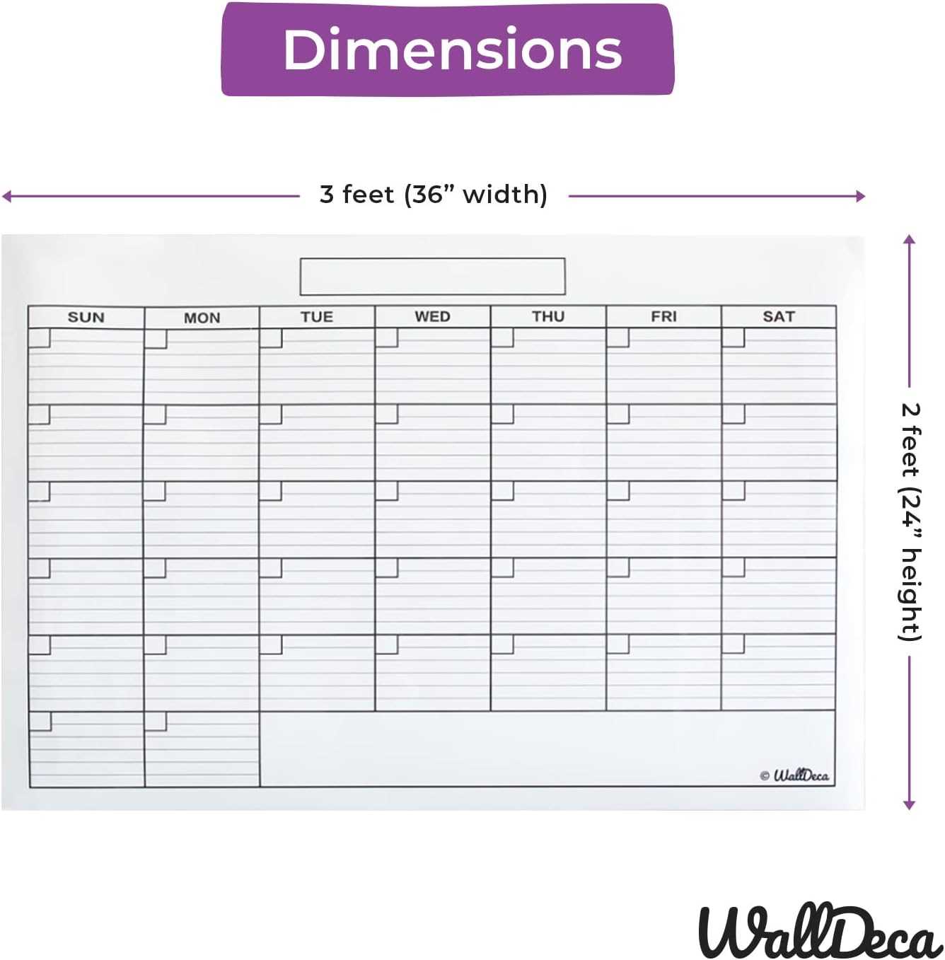 24 x 36 calendar template