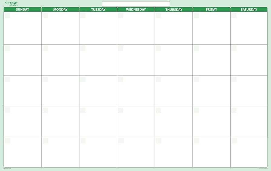 30 days calendar template