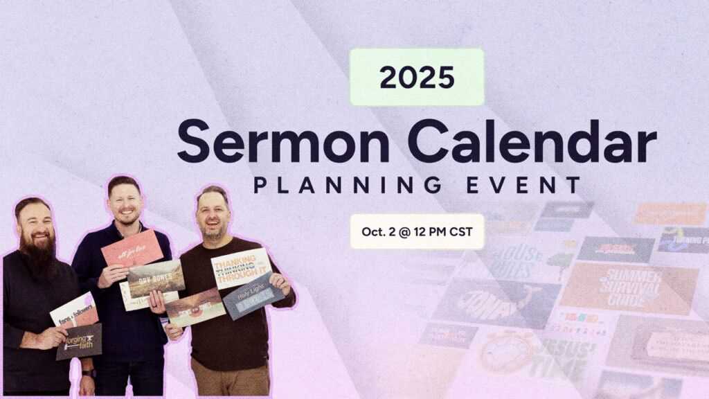 sermon planning calendar template