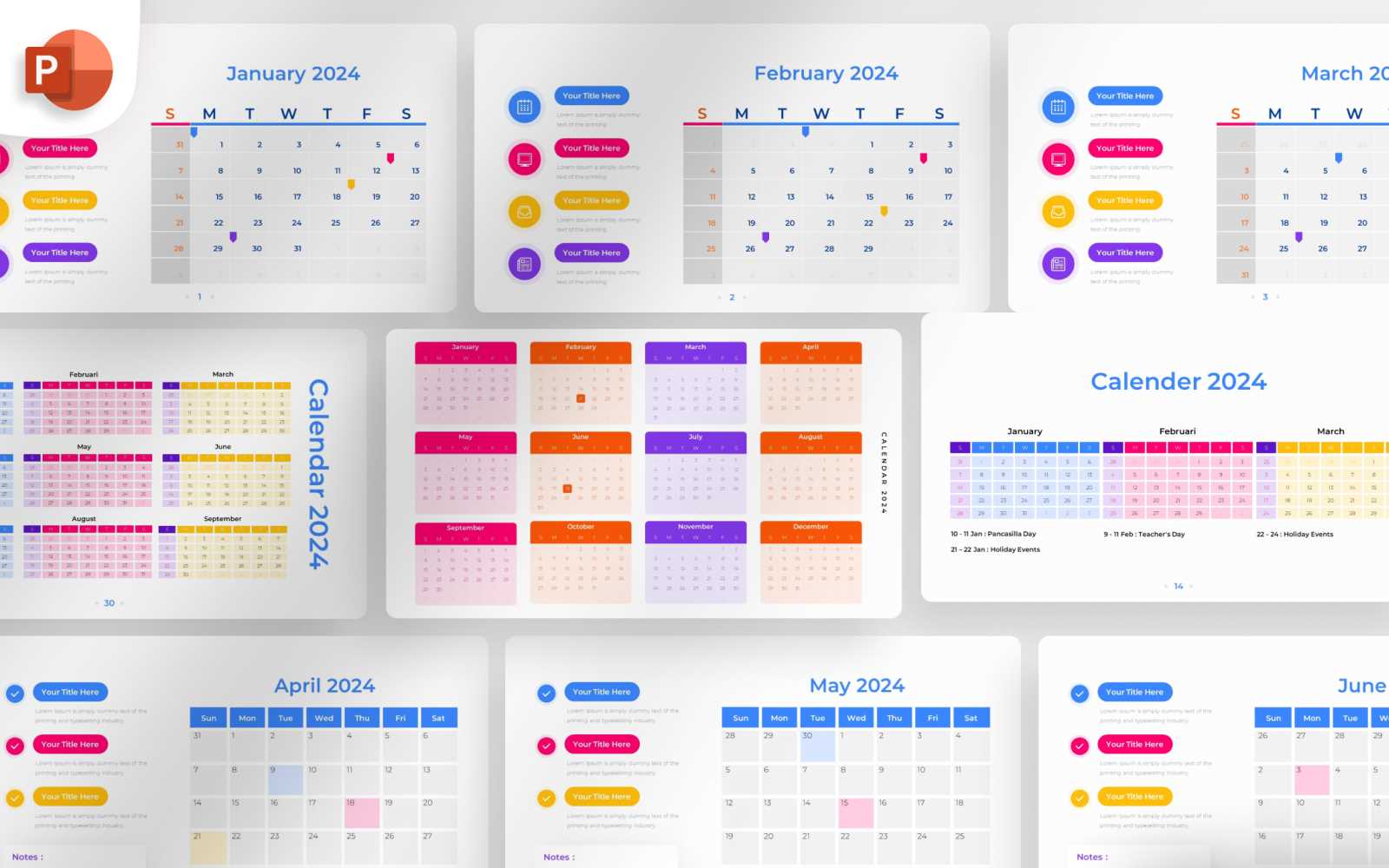 retail calendar template