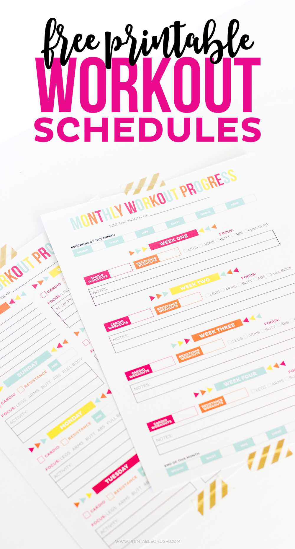 fillable workout calendar template