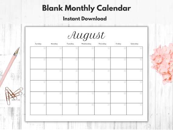 may monthly calendar template