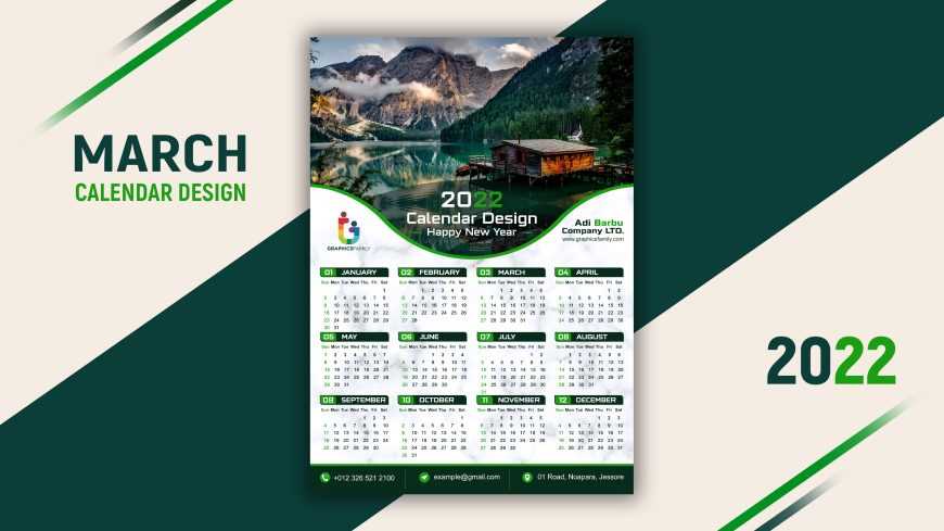 calendar template psd free download