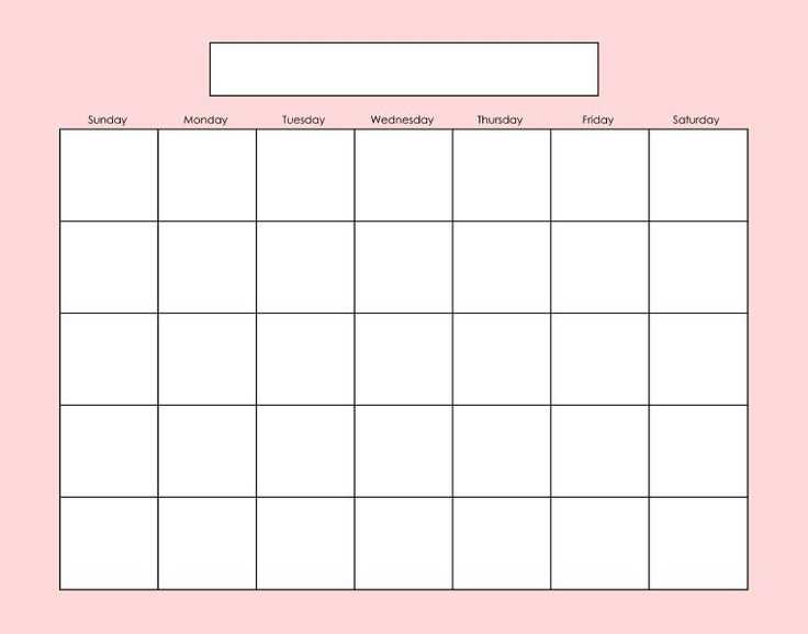 online blank calendar template