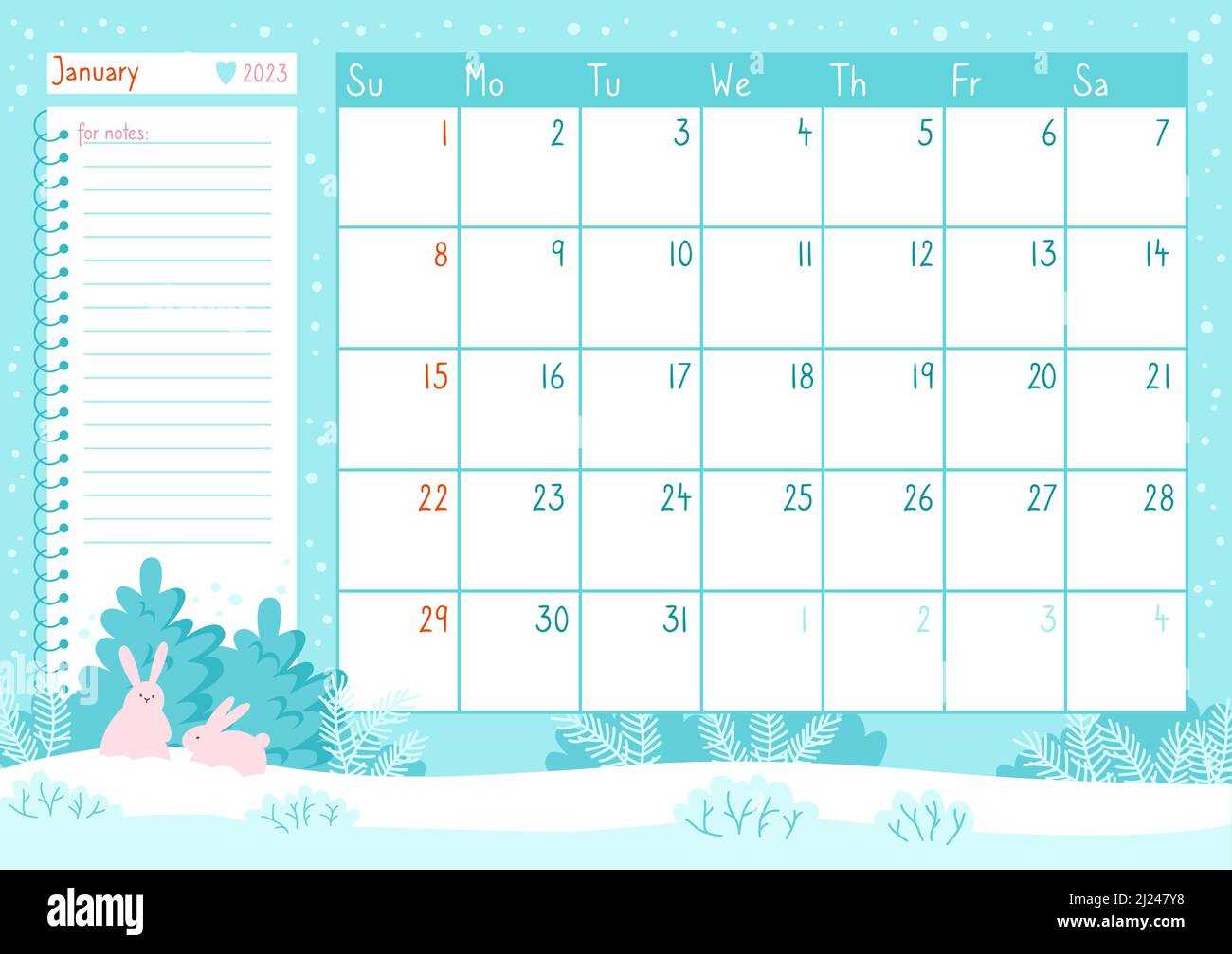 scrapbook calendar template