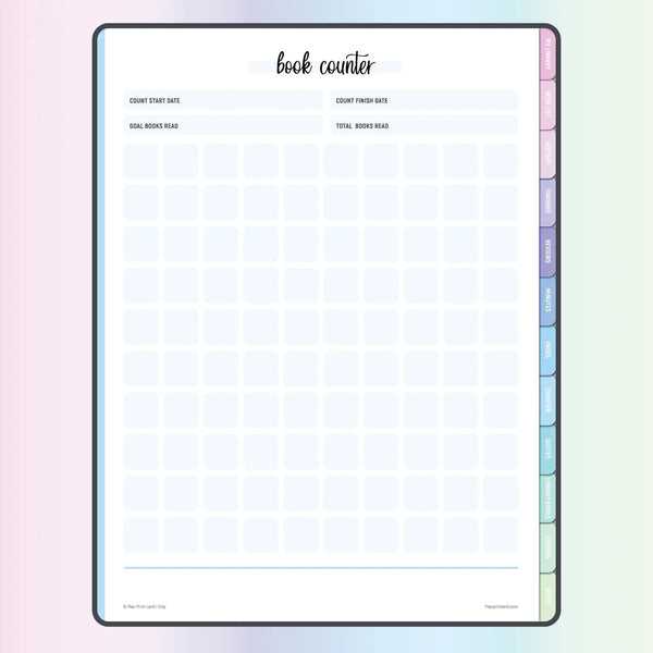 notability calendar template