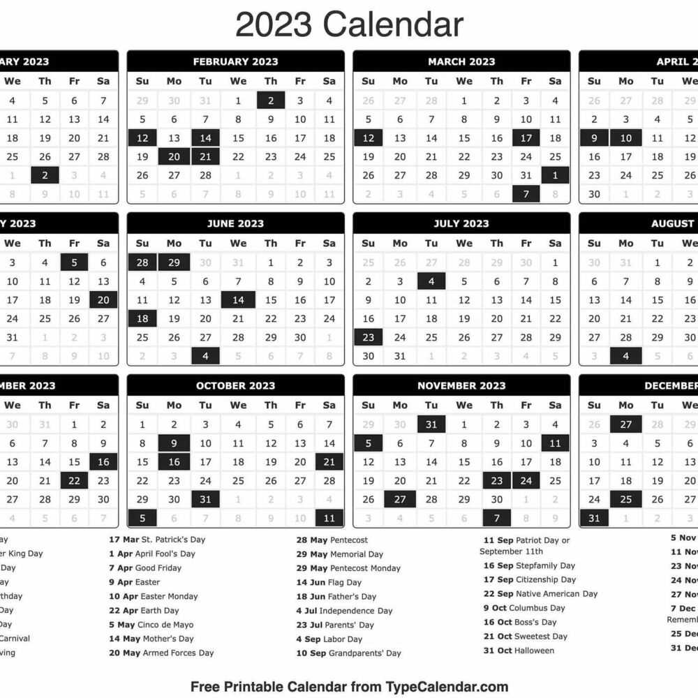 shareable calendar template