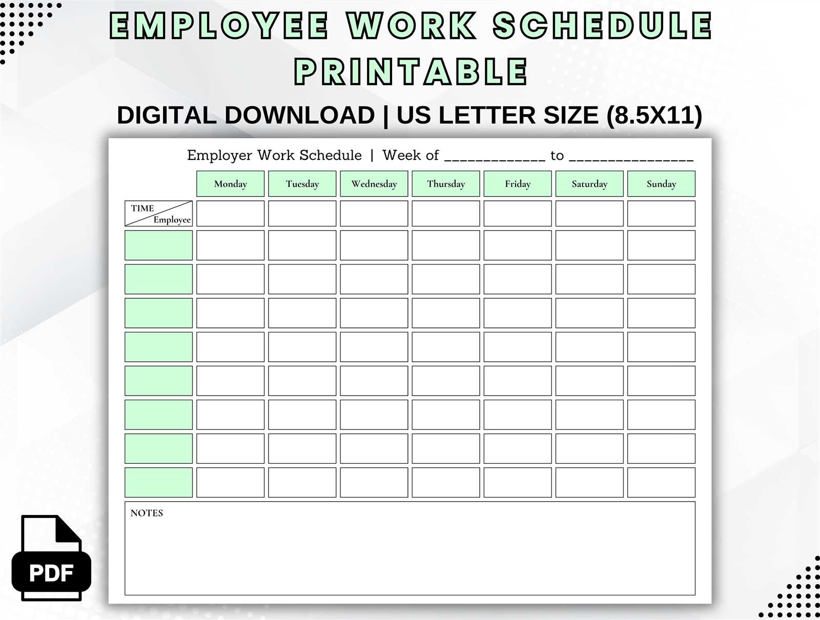 shift work calendar template