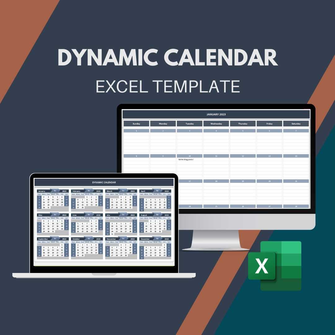 dynamic calendar template