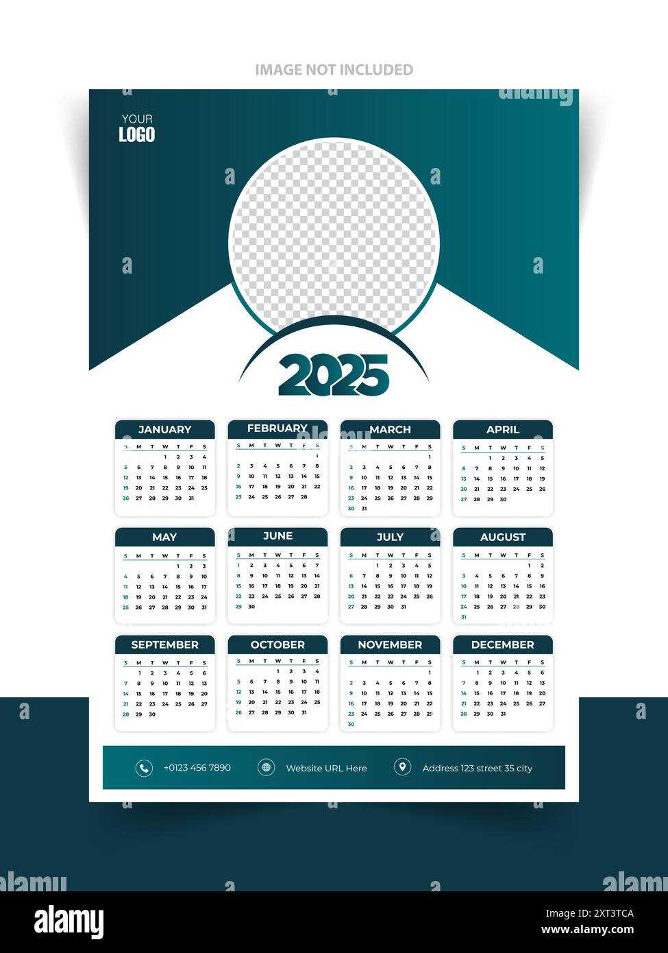 calendar 2025 design template