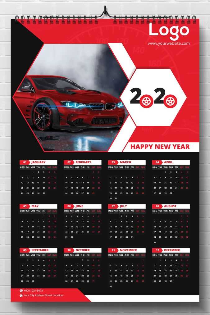 calendar photoshop template