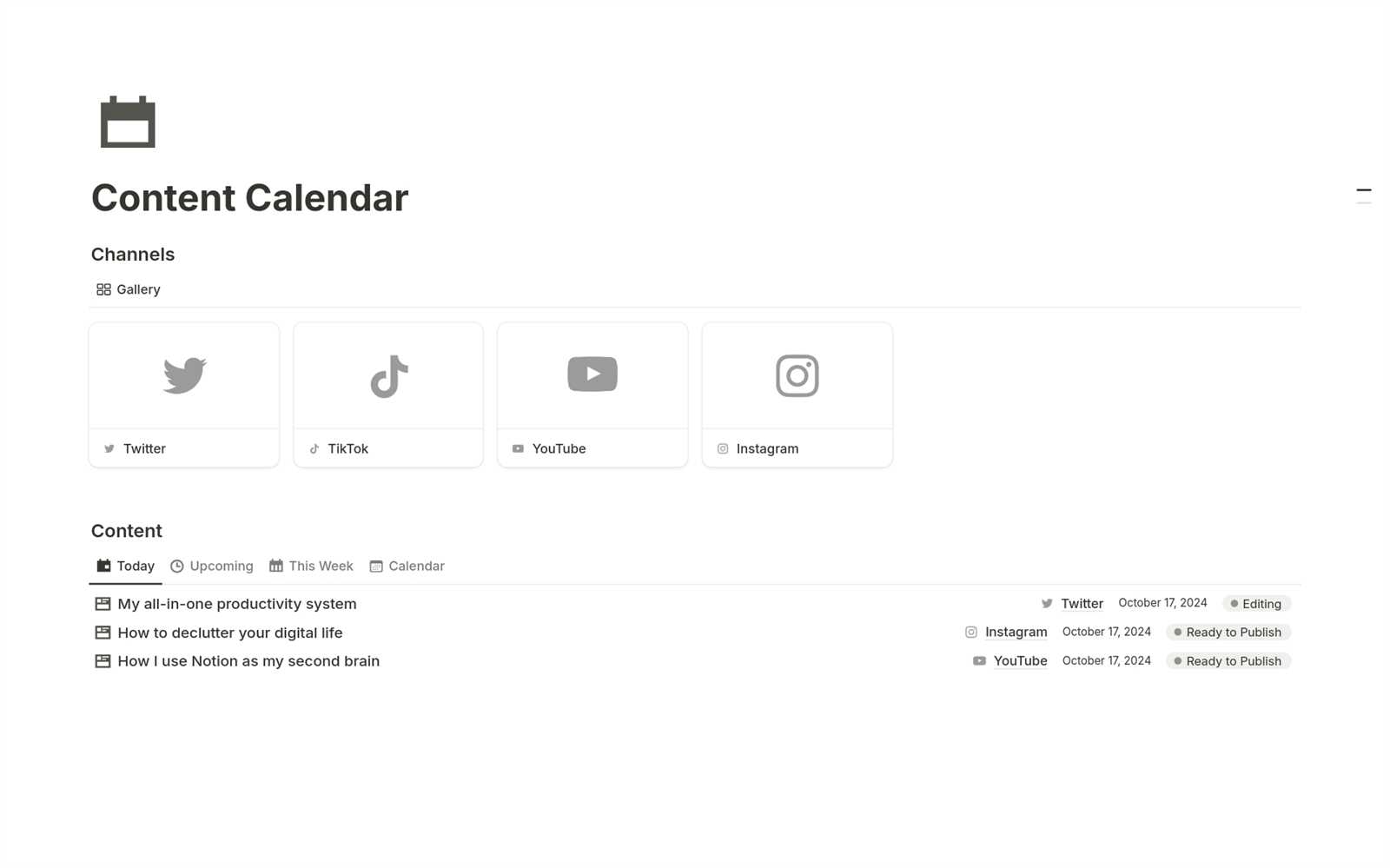 social media posting calendar template