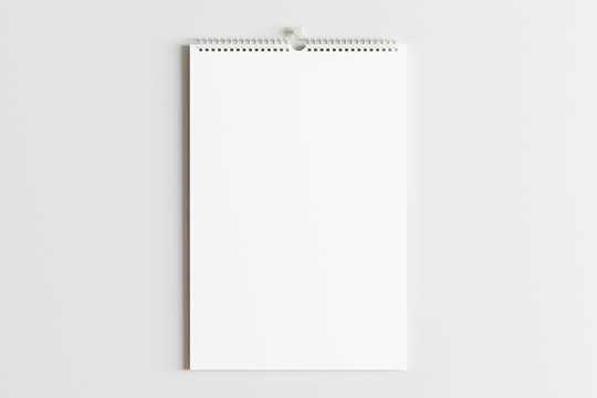 spiral bound calendar template