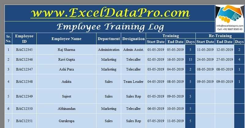 staff training calendar template