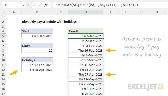 biweekly payroll calendar template