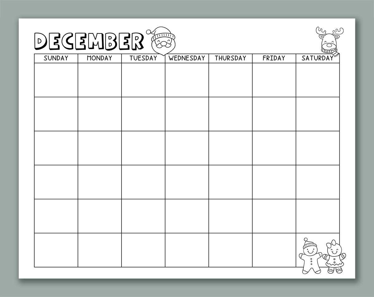 daycare calendar template