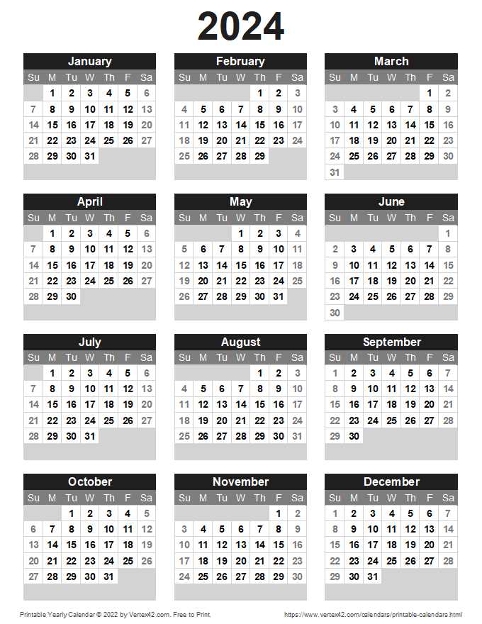 template calendar free