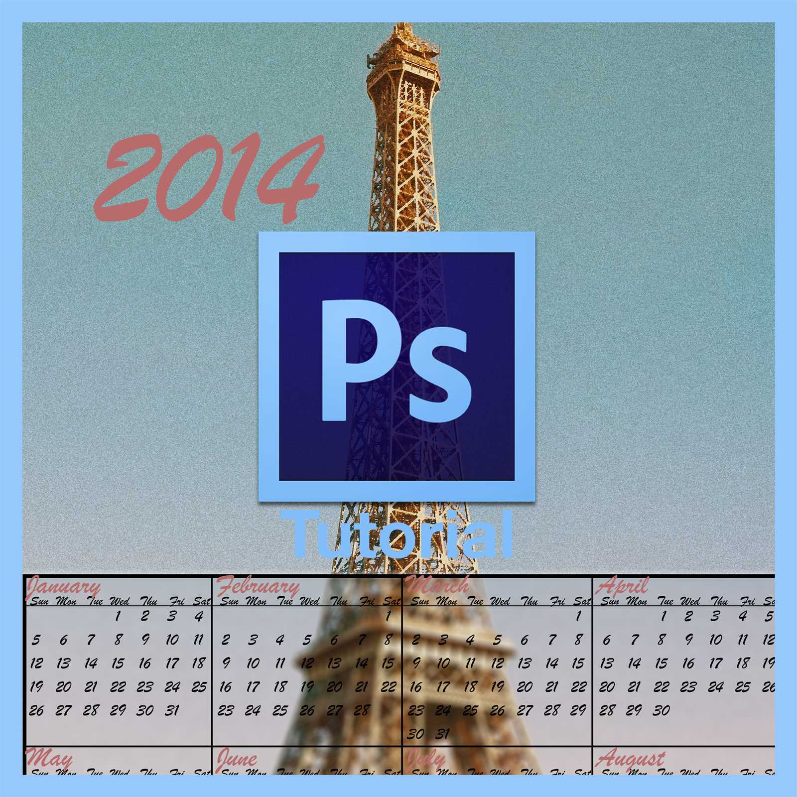 adobe photoshop calendar template