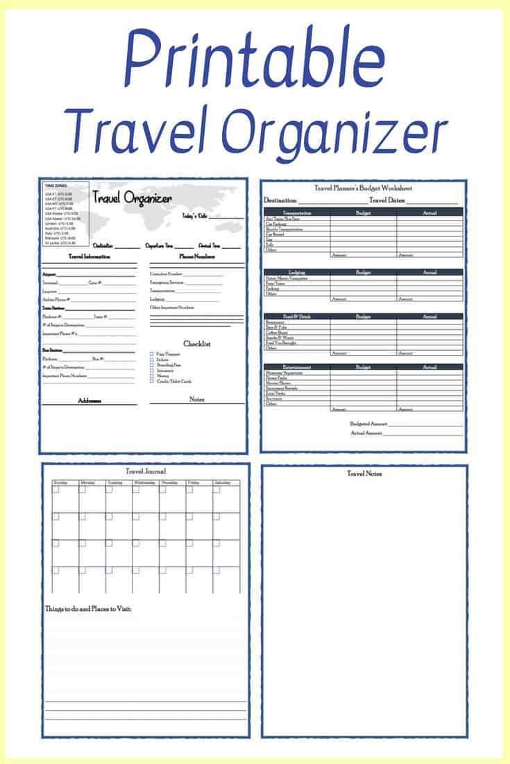 travel calendar template