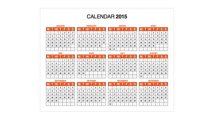 calendar template for indesign