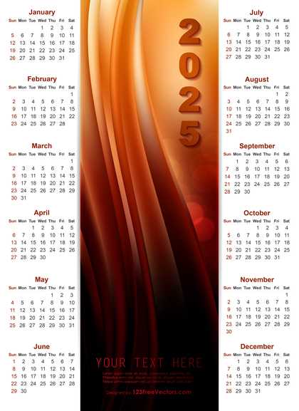 download calendar 2025 template