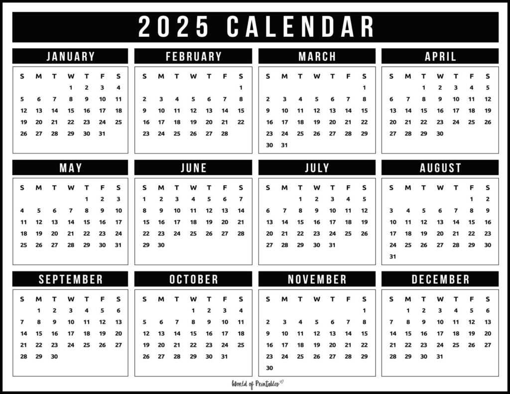 2025 weight loss calendar template