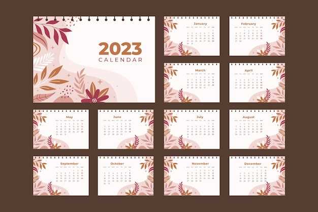 dated calendar template