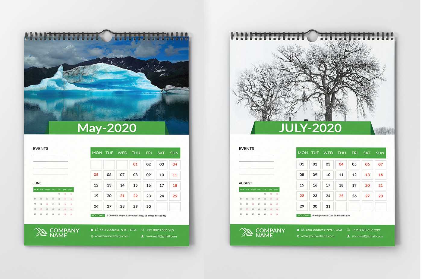 free calendar design templates