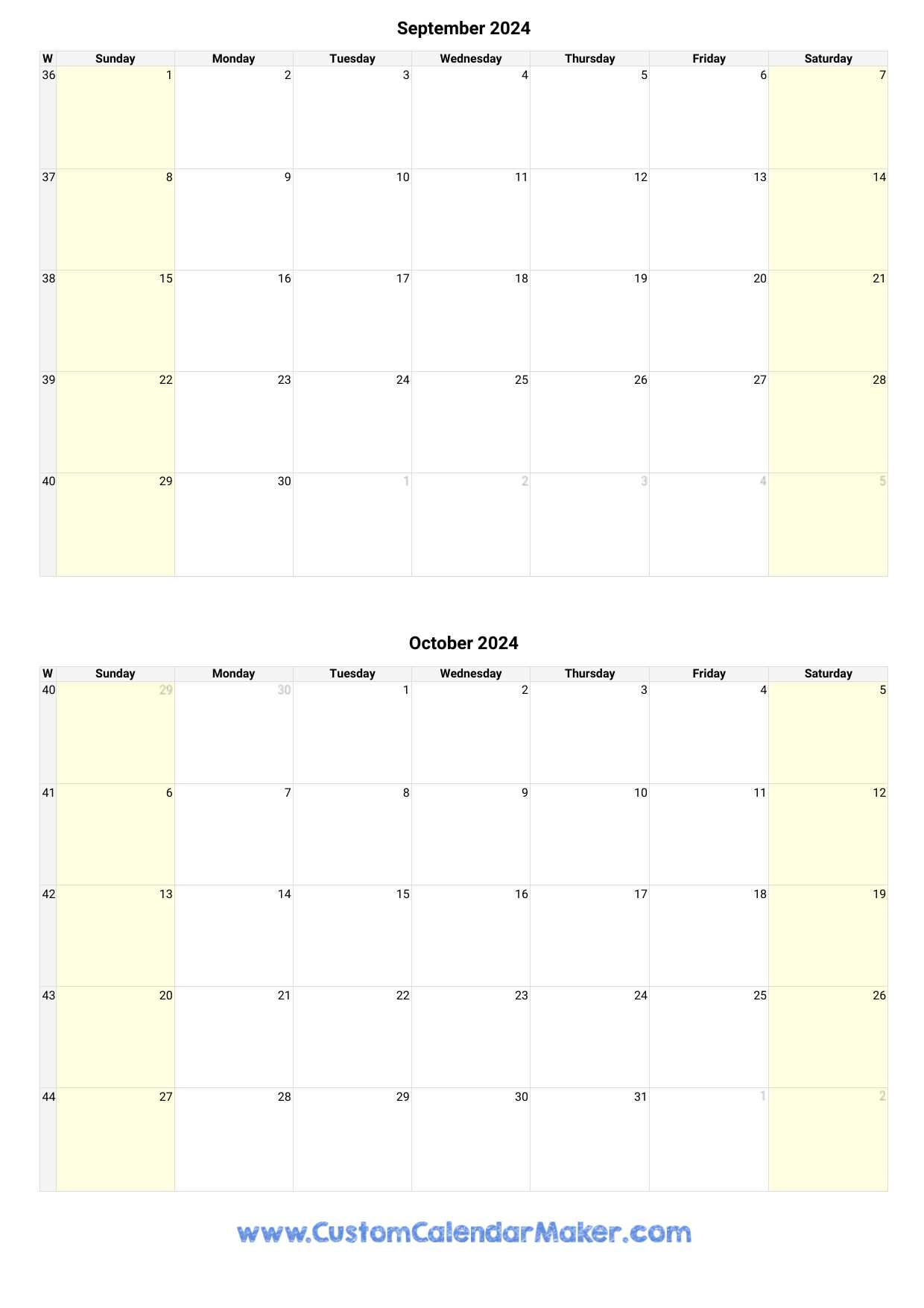 september calendar template free