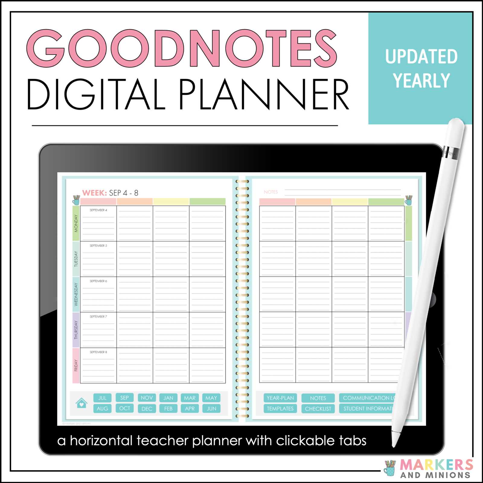 goodnotes 5 calendar template