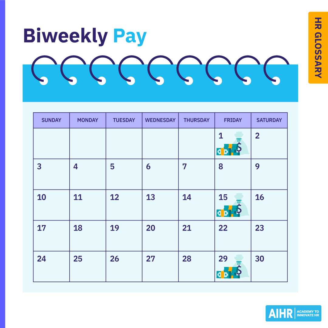 biweekly payroll calendar template