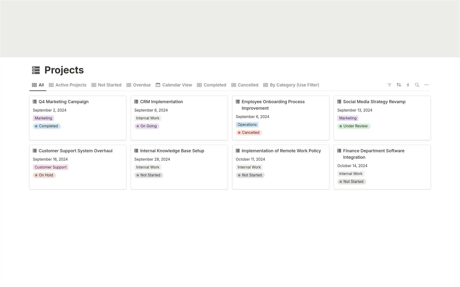 workflow calendar template