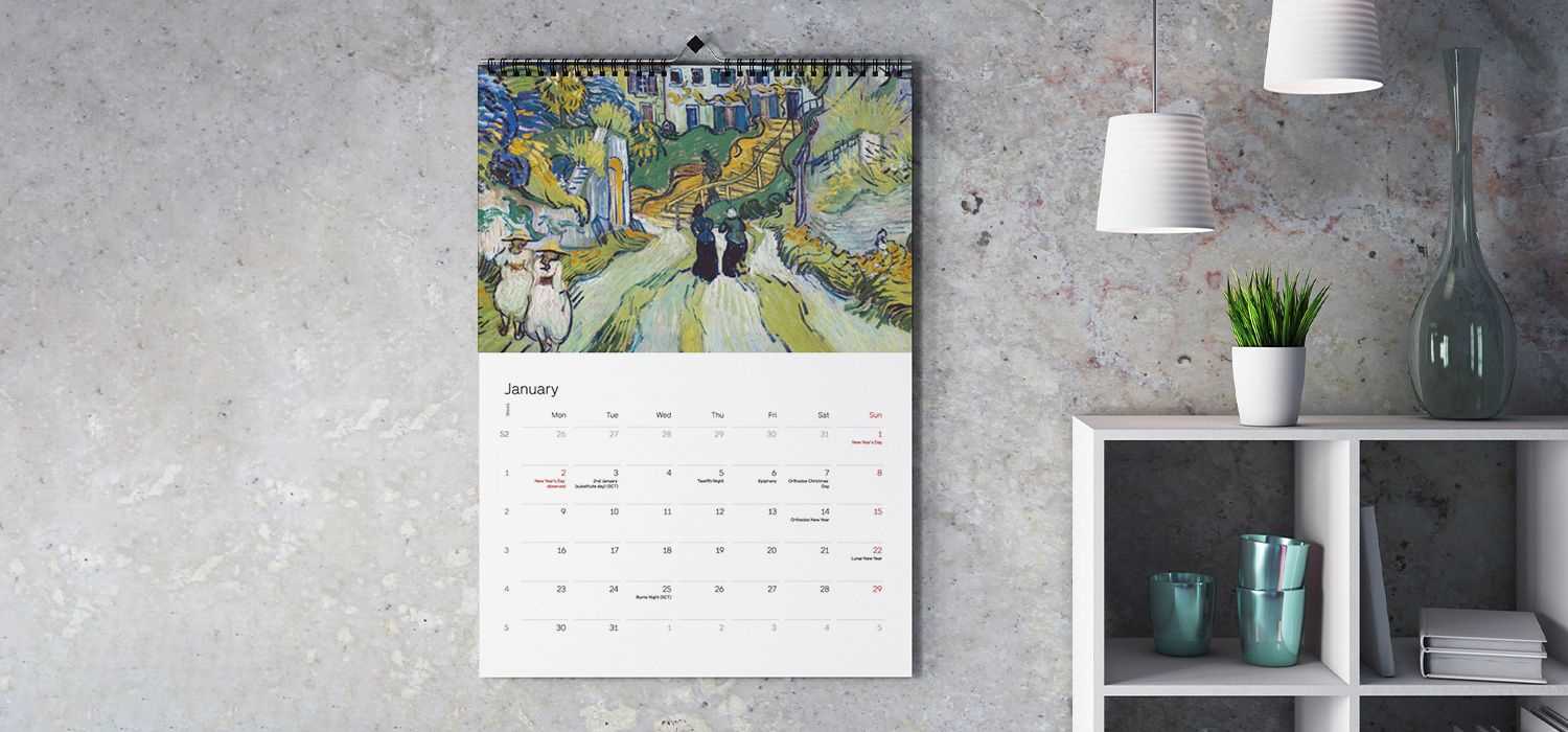 create my own calendar template