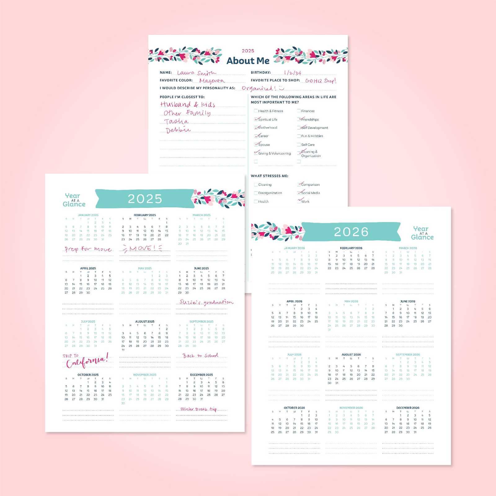 full size calendar template