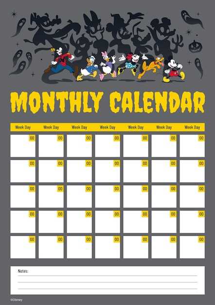 single month calendar template