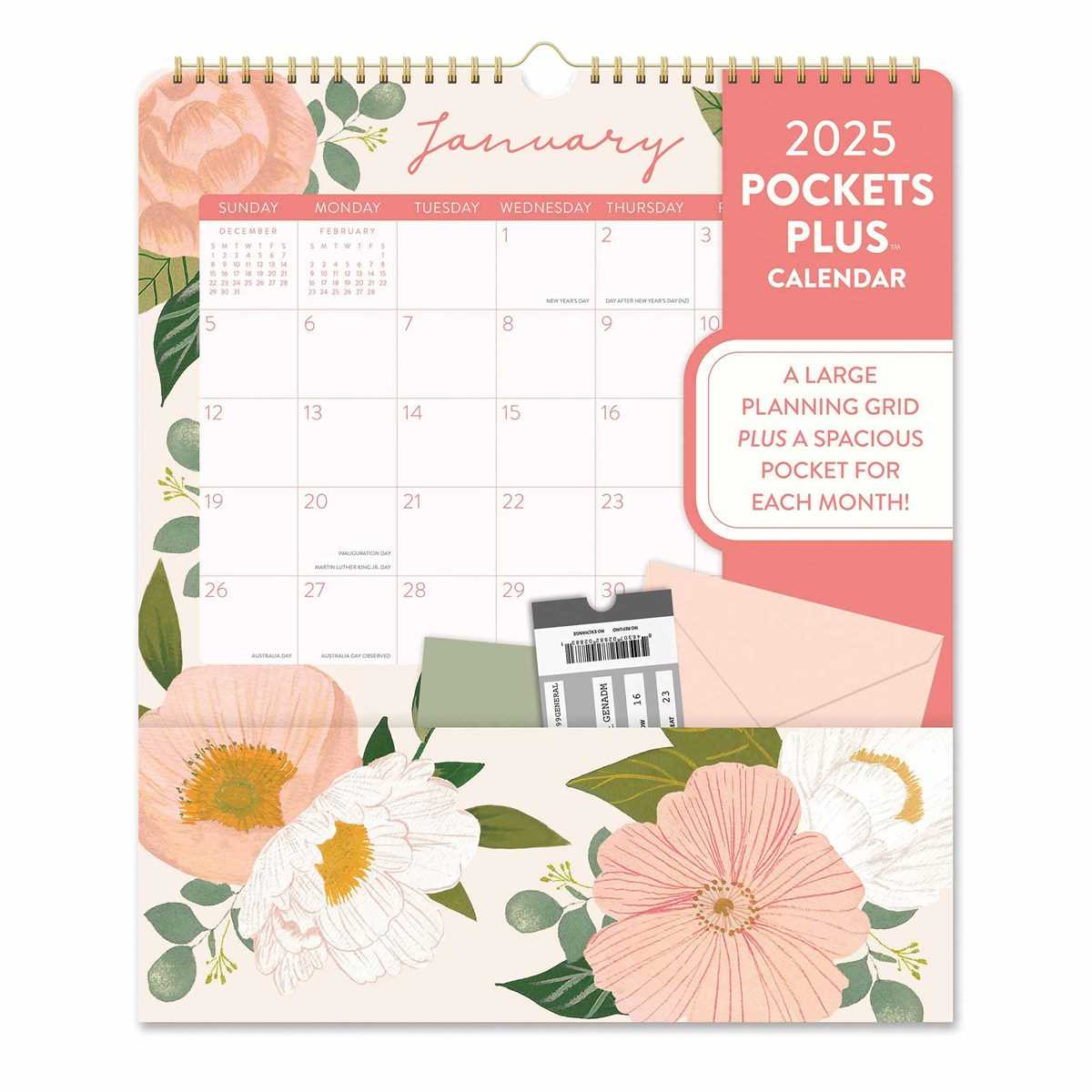 pocket calendar 2025 template