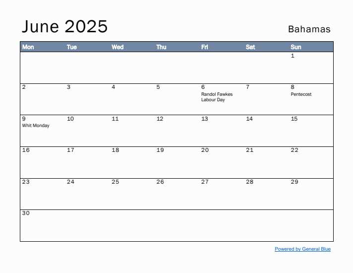 calendar template for june 2025