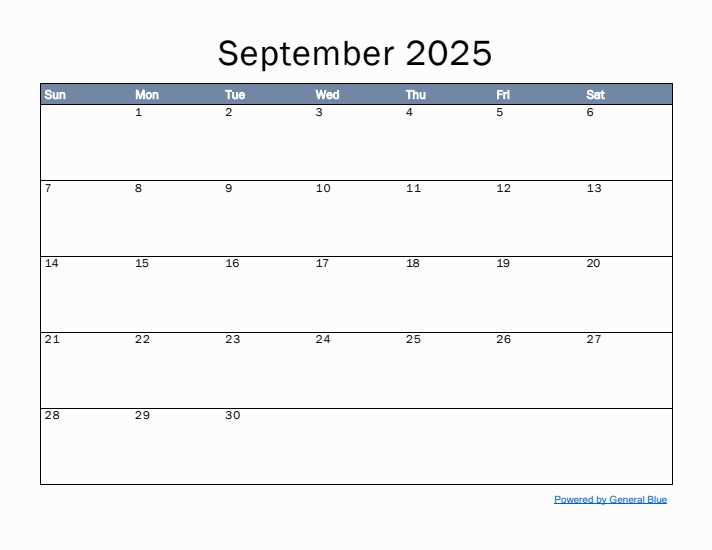 september calendar 2025 template