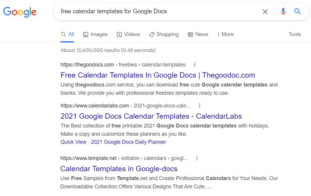 calendar template calendarlabs.com