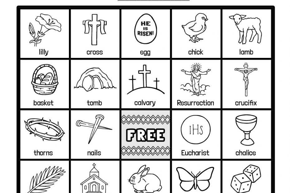 lenten calendar template