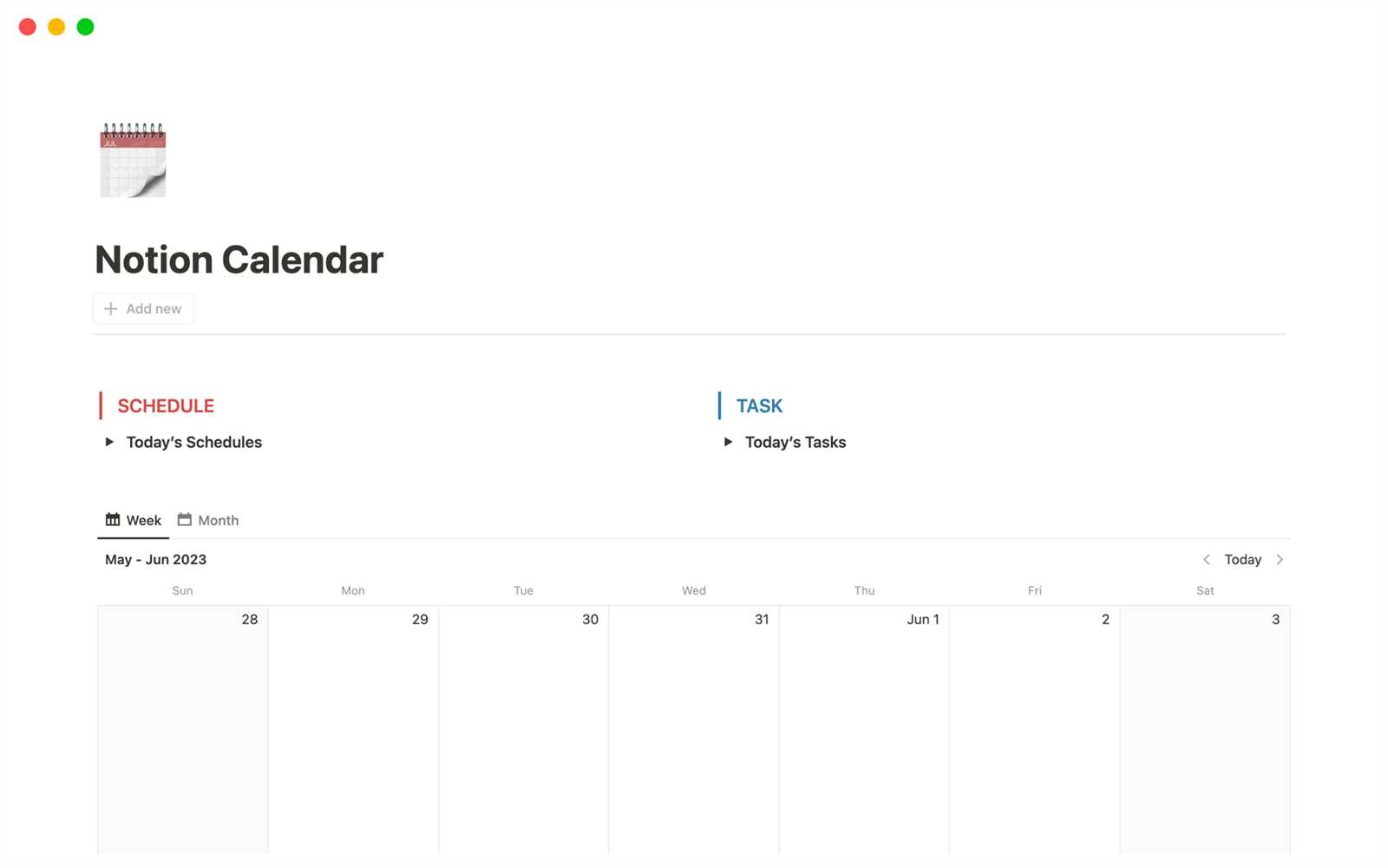 best notion calendar templates