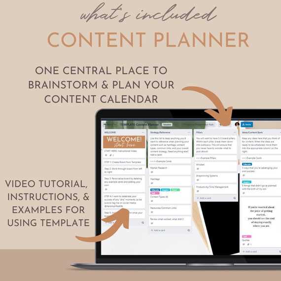 trello social media calendar template