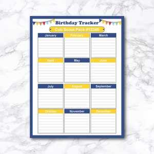 cub scout planning calendar template