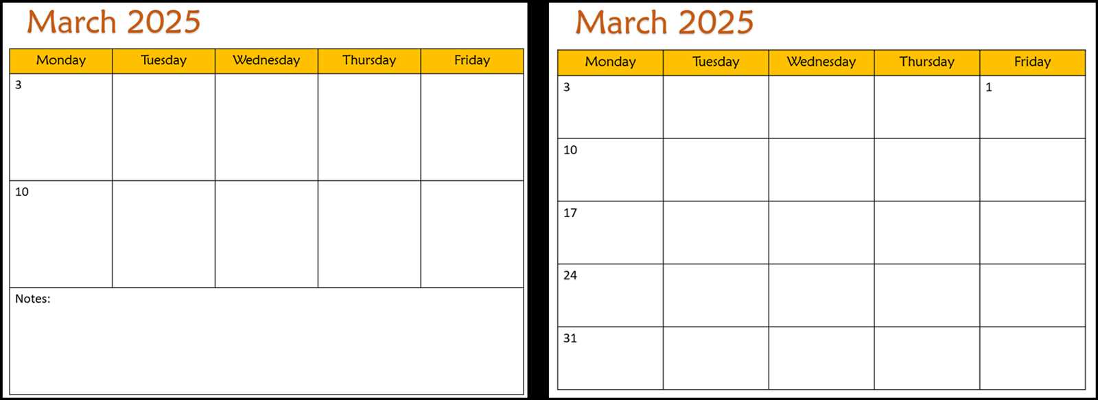 calendar lesson plan template