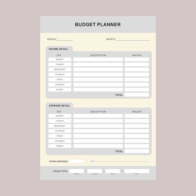 expense calendar template