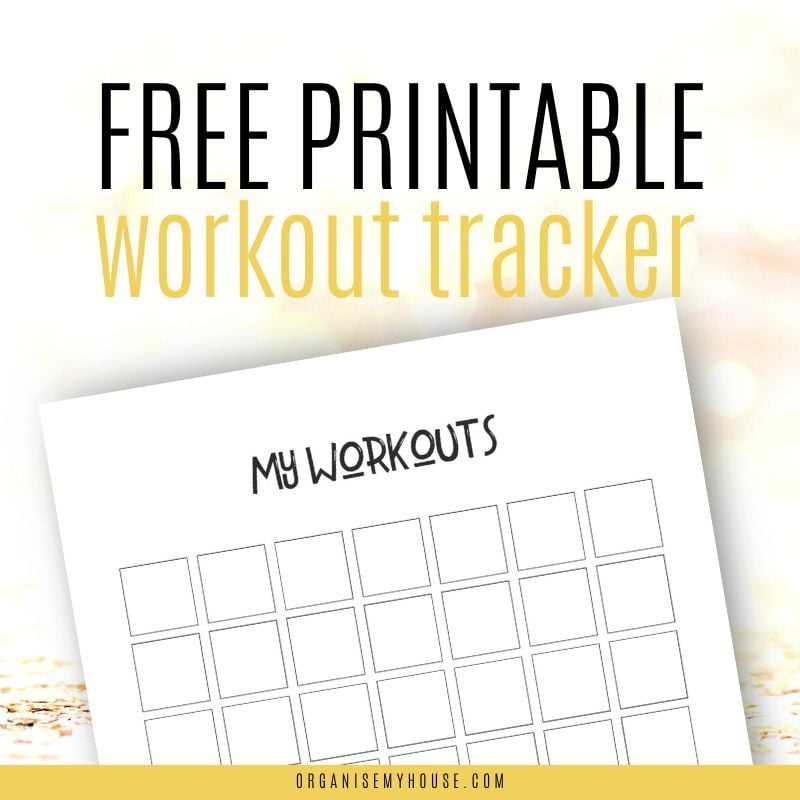 fillable workout calendar template